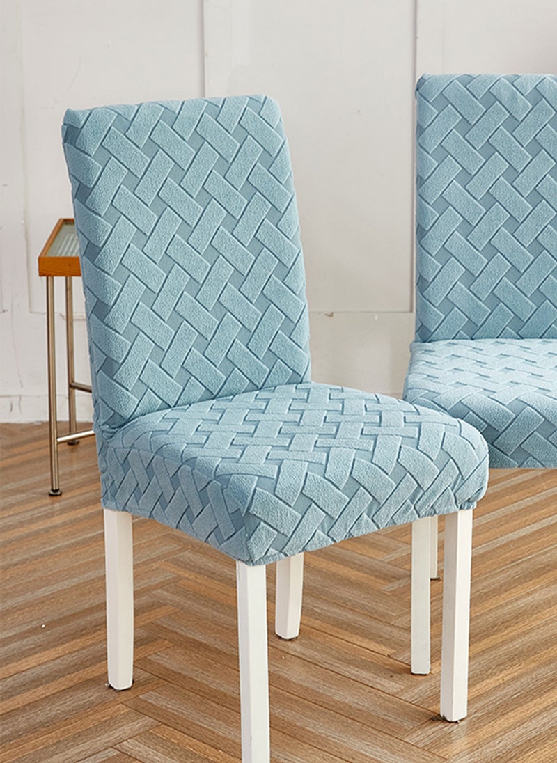 GOOTOY 8-Piece Household One-Piece High-Elastic Chair Cover Set Removable for Machine Washing or Hand Washing Easy to Clean  - Image 2