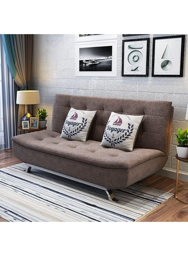 Fabric Multifunction Folding Foam Sofa Bed Set - Image 1