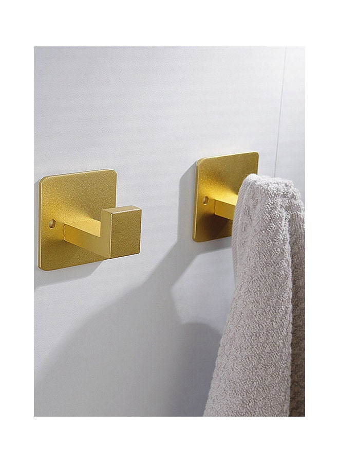 NIBEMINENT Stainless Steel Robe And Coat Hook Gold 5.5x5.5x4.5cm - Image 3