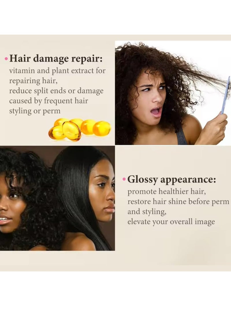 Sevich 100ml Hair Straight Spray Smoothing Hair Thermal Protection Moisturize and Shine Hair with Coconut Oil and Shea Butte Hair Straightening Spray Frizzing Control Fixation Styling Spray - Image 2