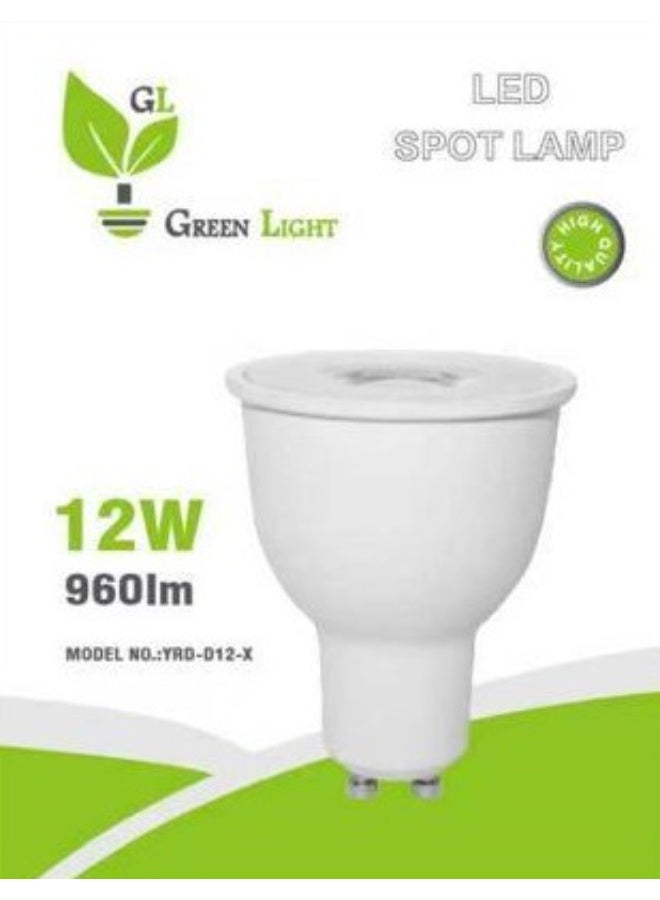 GREEN LIGHT GU10 LAMP 12W - Image 5