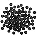 FIGURESLAB 100PCS 285mm112inch Textured Plastic Black Round Miniature Bases Model Base for Gaming Miniatures or Wargames Table Top Games - Image 2