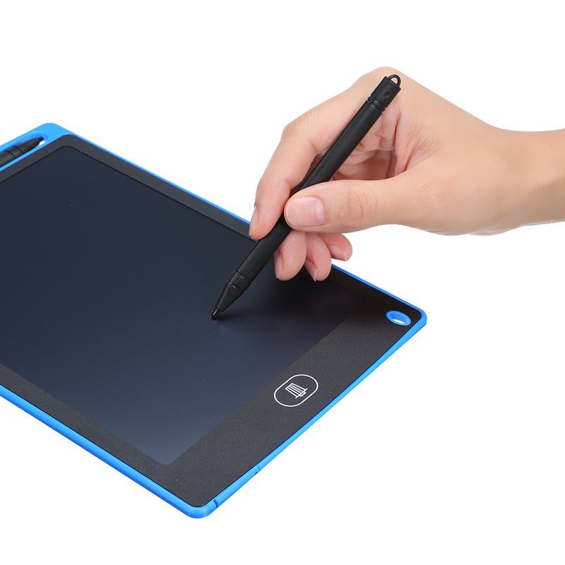 لوحة رسم LCD مقاس 8.5 بوصة لوحة رقمية محمولة دفتر ملاحظات كتابة لوحة جرافيك إلكترونية تذكير بالملاحظات مع قلم سтайلوس (أزرق) - Image 2
