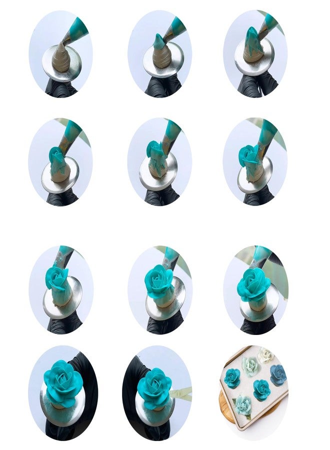 GRSECPO Professional 32 Pack Stainless Steel Cake Flower Nail Lifters Set, Essential Baking Tools for Creating Icing Flowers Decoration - Image 3