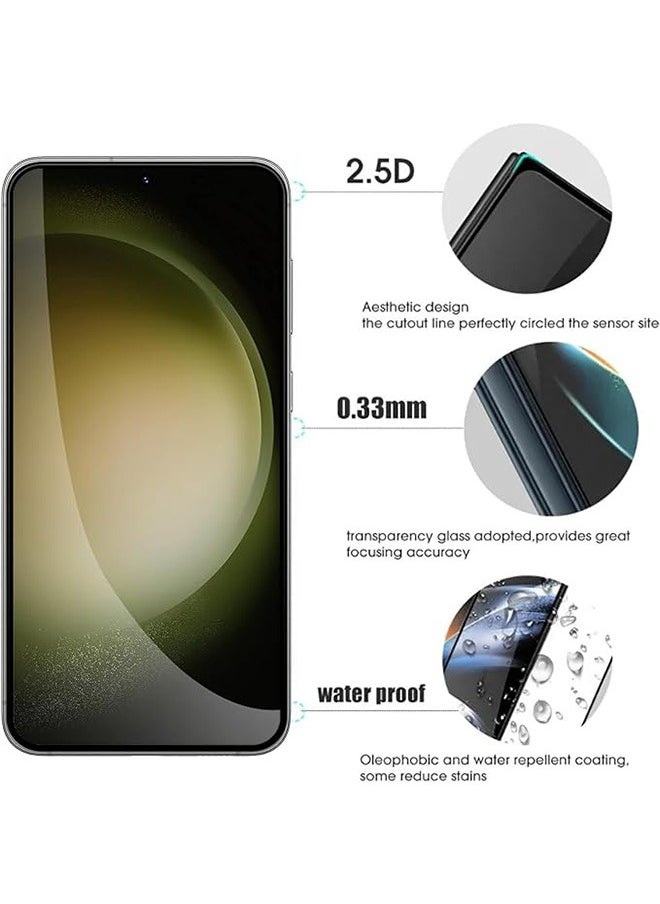 Generic - Samsung Galaxy S24 Plus 5G Screen Protector, 9H Tempered Glass Screen Protector for Samsung Galaxy S24 Plus 5G, Support Fingerprint Unlock, Case Friendly, Anti-Scratch Film - Image 1