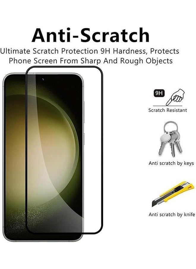 Generic - Samsung Galaxy S24 Plus 5G Screen Protector, 9H Tempered Glass Screen Protector for Samsung Galaxy S24 Plus 5G, Support Fingerprint Unlock, Case Friendly, Anti-Scratch Film - Image 1