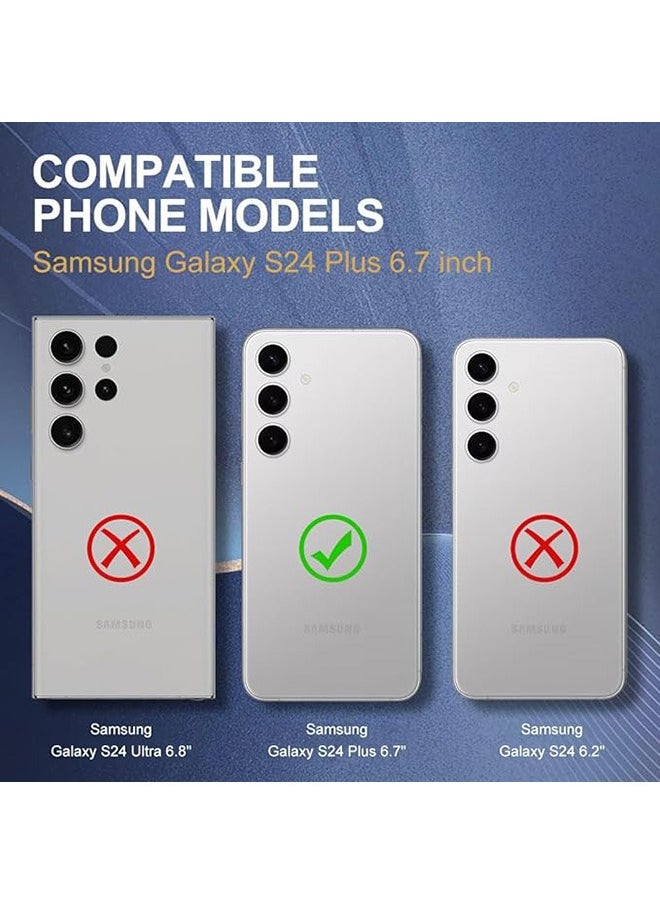 Generic - Samsung Galaxy S24 Plus 5G Screen Protector, 9H Tempered Glass Screen Protector for Samsung Galaxy S24 Plus 5G, Support Fingerprint Unlock, Case Friendly, Anti-Scratch Film - Image 1