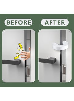 HY Finger Pinch Guard - 6PCS.  Child Proofing Doors Made Easy with Soft Yet Durable Foam Door Stopper.  Prevents Finger Pinch Injuries, Slamming Doors, and Baby or Pet from Getting Locked in Room  - Image 4