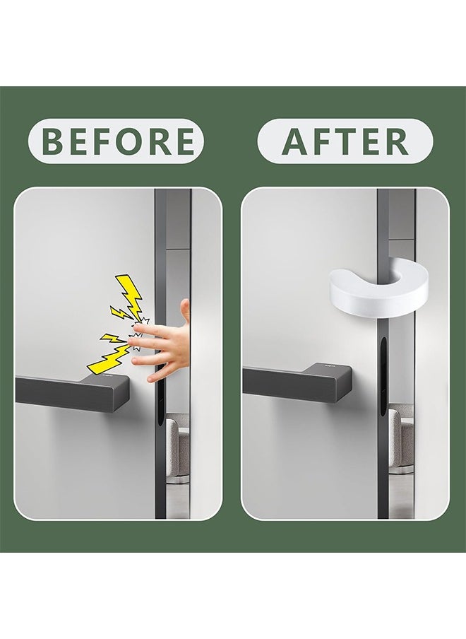 HY Finger Pinch Guard - 6PCS.  Child Proofing Doors Made Easy with Soft Yet Durable Foam Door Stopper.  Prevents Finger Pinch Injuries, Slamming Doors, and Baby or Pet from Getting Locked in Room  - Image 4