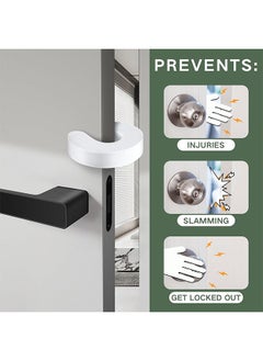 HY Finger Pinch Guard - 6PCS.  Child Proofing Doors Made Easy with Soft Yet Durable Foam Door Stopper.  Prevents Finger Pinch Injuries, Slamming Doors, and Baby or Pet from Getting Locked in Room  - Image 3