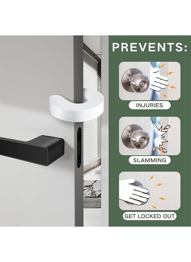 HY Finger Pinch Guard - 6PCS.  Child Proofing Doors Made Easy with Soft Yet Durable Foam Door Stopper.  Prevents Finger Pinch Injuries, Slamming Doors, and Baby or Pet from Getting Locked in Room  - Image 3