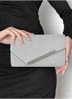 DUNISO Women Shiny Glitter Evening Clutch Crossbody Bag Envelope Handbag Chain Purse for Wedding Formal Cocktail Party  - Image 1