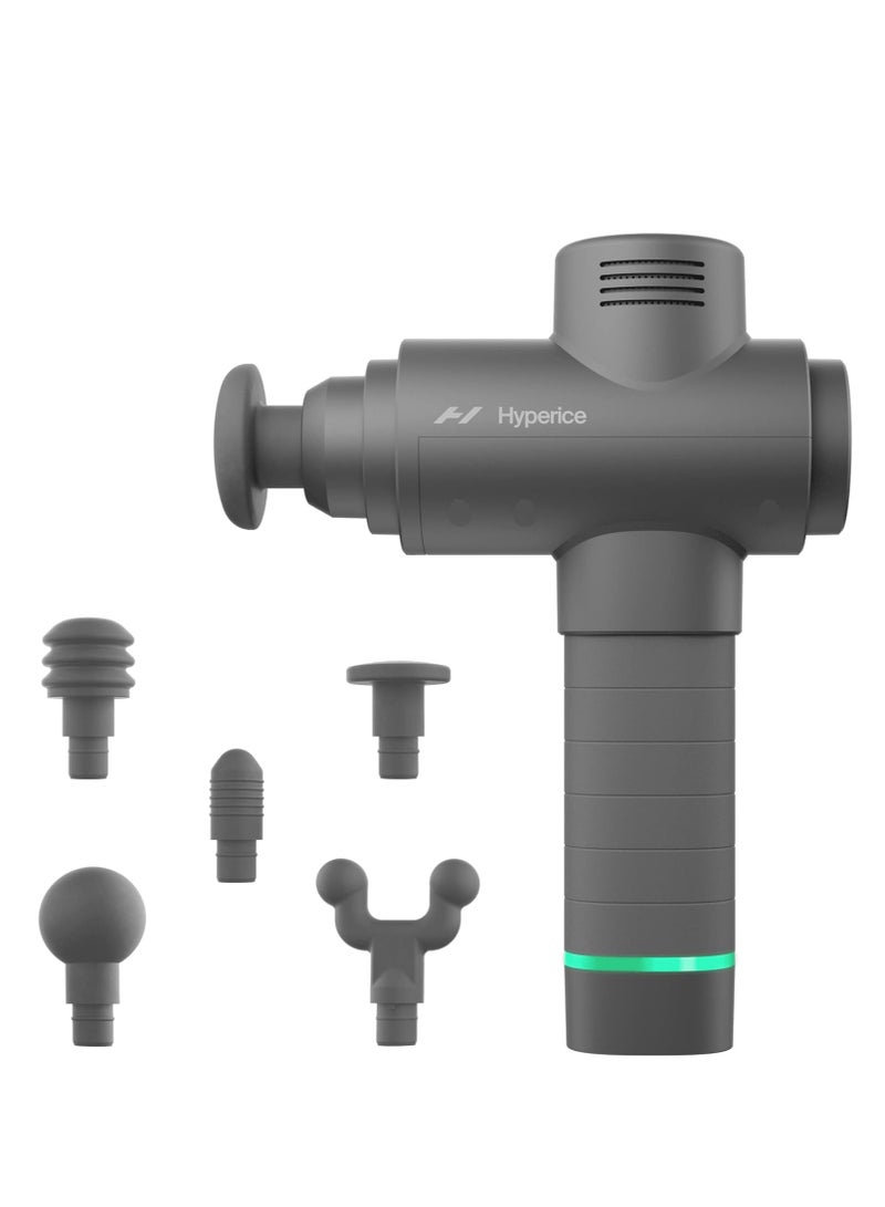 HYPERICE Hypervolt 2 - Featuring Quiet Glide Technology - Handheld Percussion Massage Gun | 3 Speeds, 5 Interchangeable Heads | Helps Relieve Sore Muscles and Stiffness  - Image 1
