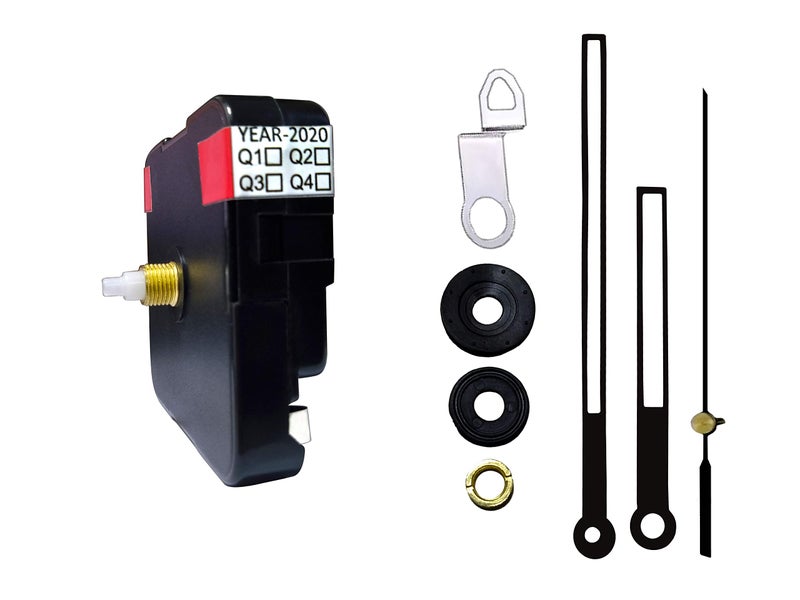 IIK COLLECTION Plastic Quartz Movement Machine with Black Hands Kit for Wall Clock (IIK-MOV-PL-009) - Image 4