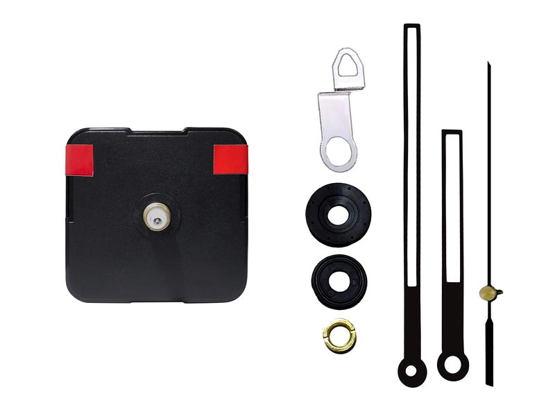 IIK COLLECTION Plastic Quartz Movement Machine with Black Hands Kit for Wall Clock (IIK-MOV-PL-009) - Image 3