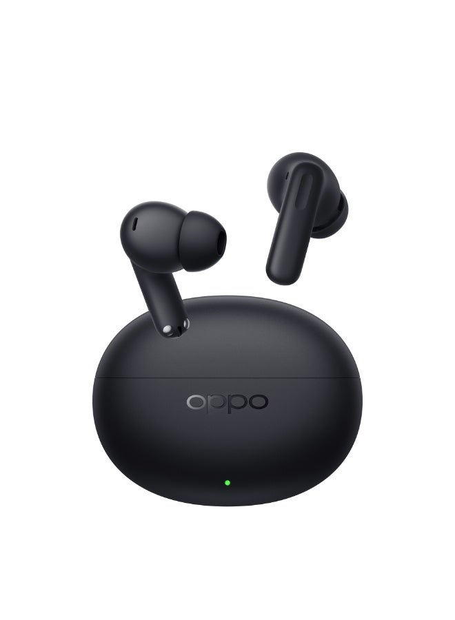 أوبو OPPO Enco Air5 True Wireless Bluetooth Earbuds, IP55 Water & Dust Resistant, 54H Battery Life, Bluetooth 6.1, Dual Device Connection, USB-C Charging - Midnight Black - Image 2