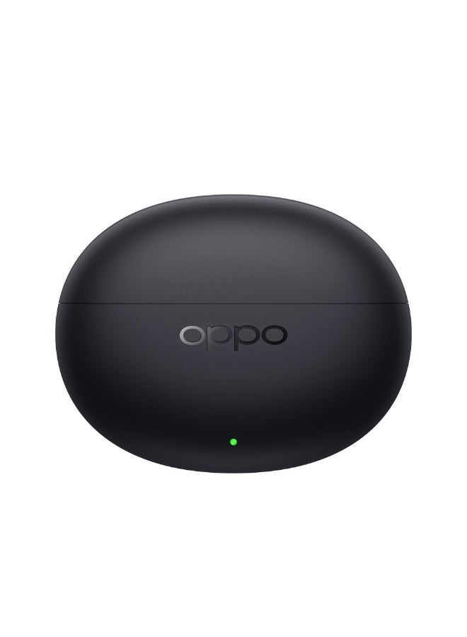 أوبو OPPO Enco Air5 True Wireless Bluetooth Earbuds, IP55 Water & Dust Resistant, 54H Battery Life, Bluetooth 6.1, Dual Device Connection, USB-C Charging - Midnight Black - Image 5