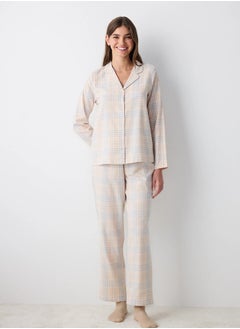 Ellie Checked Shirt and Pant Pajama Set - pzsku/ZF3E8E7DC359CE885FBAAZ/45/_/1733841080/e3801df0-4414-40bc-9cb6-968d04ac2282