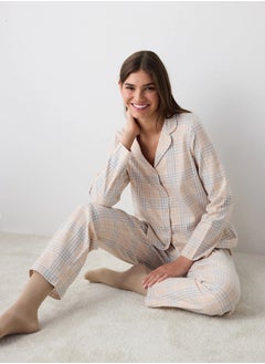 Ellie Checked Shirt and Pant Pajama Set - pzsku/ZF3E8E7DC359CE885FBAAZ/45/_/1733841121/1872421b-3d4c-4fcf-85b7-6af731ed73c5