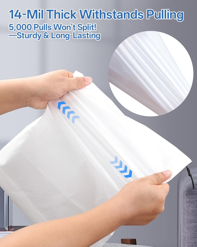 Teskyer Transparent Shoe Bags for Travel, 15.7" x 11.8" Waterproof Portable Travel Shoe Storage Bags for Packing - Travel Essentials for Men & Women, 6 PCS - Image 2