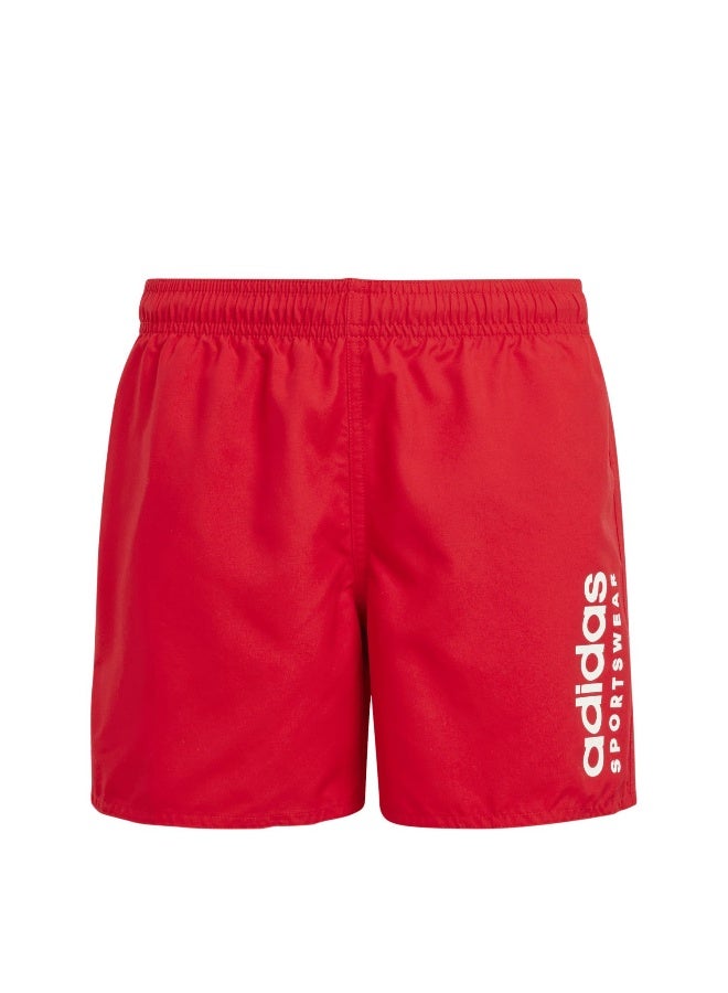 Adidas sportswear essentials logo clx boys men swim shorts - Image 1