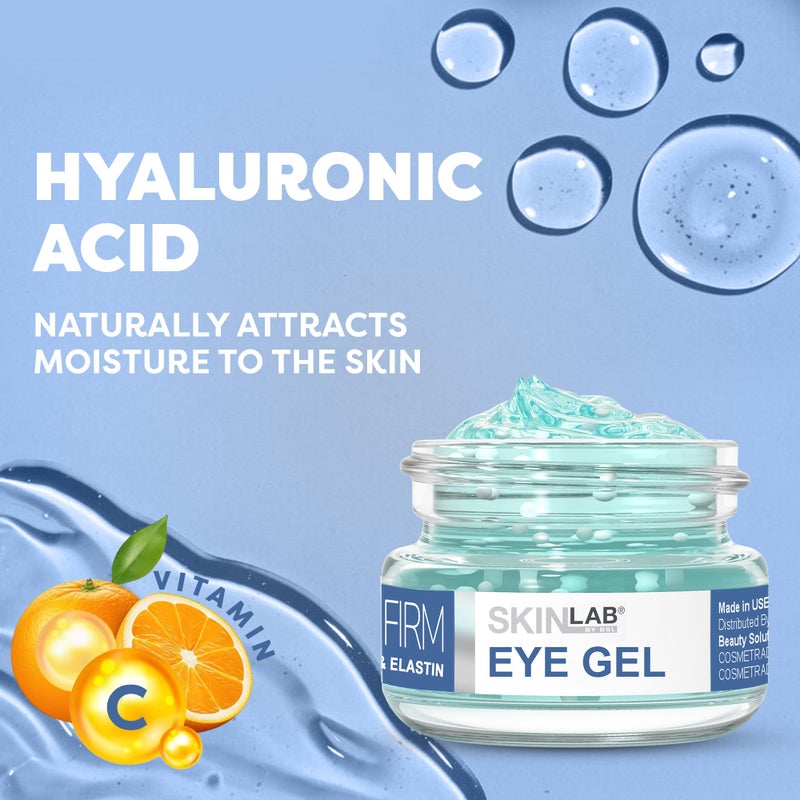 SKIN LAB BY BSL SKIN LAB Lift & Firm Eye Gel â€“ Hydrating Gel Cream with Hyaluronic Acid for Under Eye Moisture & Smoothing, Lightweight Serum for Women & Men, 0.5 oz - Image 5