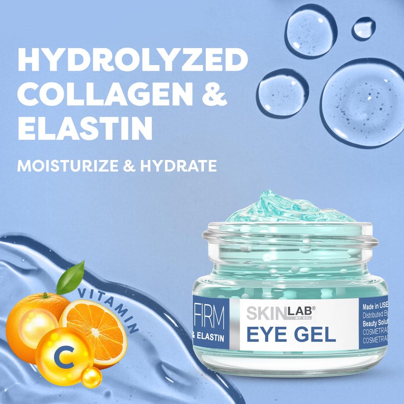 SKIN LAB BY BSL SKIN LAB Lift & Firm Eye Gel â€“ Hydrating Gel Cream with Hyaluronic Acid for Under Eye Moisture & Smoothing, Lightweight Serum for Women & Men, 0.5 oz - Image 3