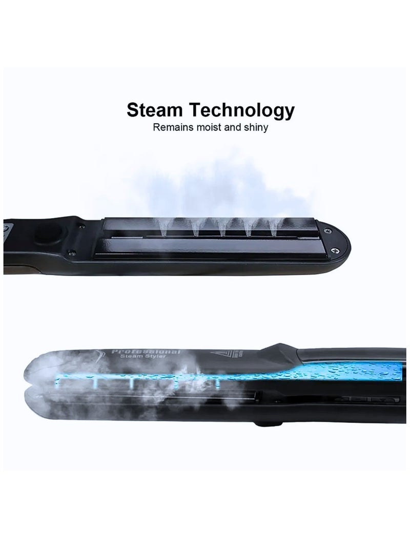 PROFESSIONAL Multi Function Ceramic Spray Steam Hair Straighteners Curler Hair Salon Steam Styler - Image 3