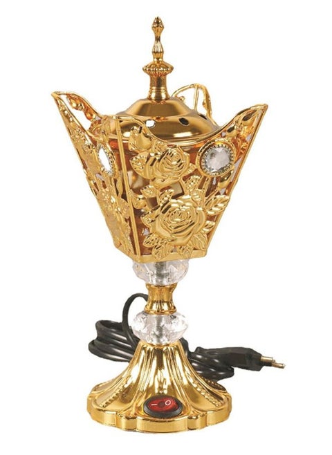 Electric Arabic Incense plug Censer, Tower Shape Metal Vintage Incense Burner
