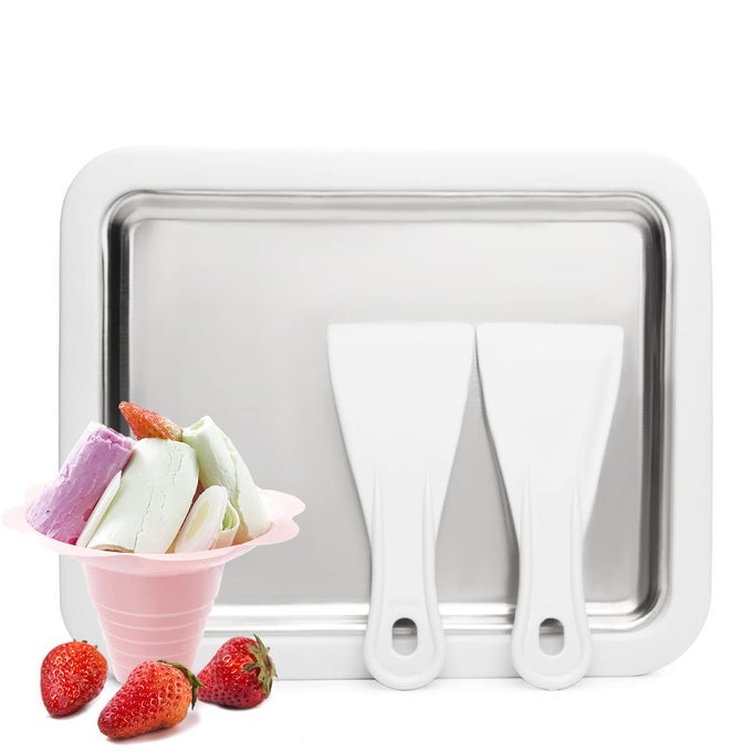 INSTANT ICE CREAM MAKER IDEAL FOR MAKING SOFT SERVE ICE CREAM SLUSHIES FROZEN YOGURT SORBET GELATO ROLLED ICE CREAM