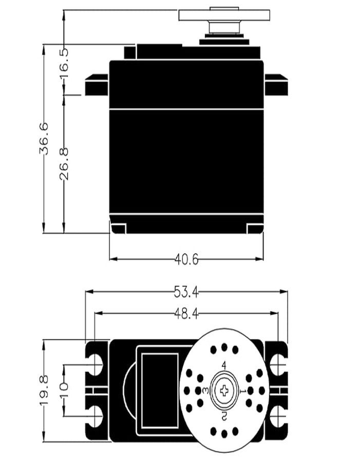 Hitec RCD 31425S HS-425BB Pro BB Servo - Image 4