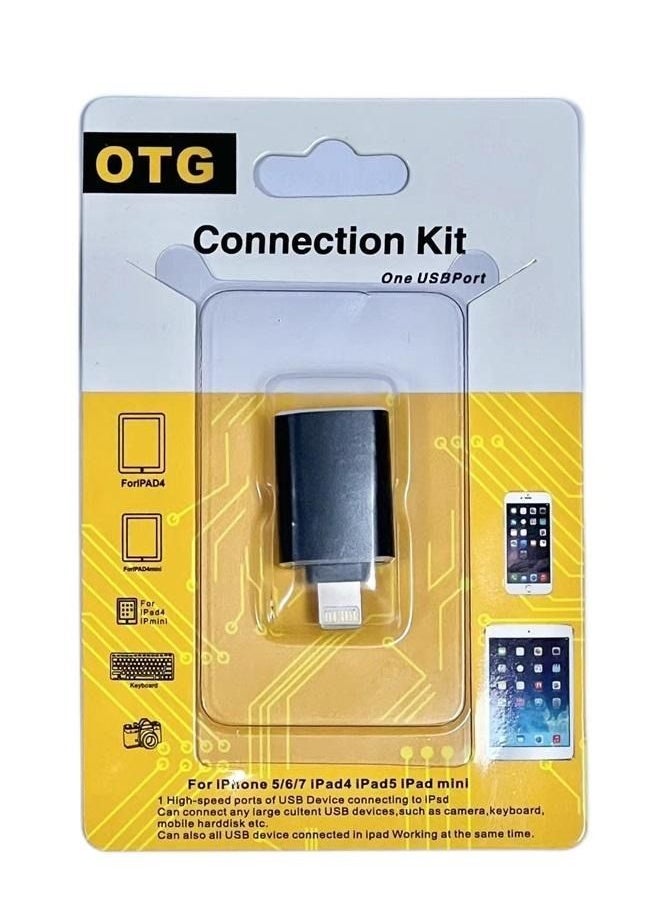 OTG - Lightning to USB Adapter OTG for Apple iPhone Connector - Image 1