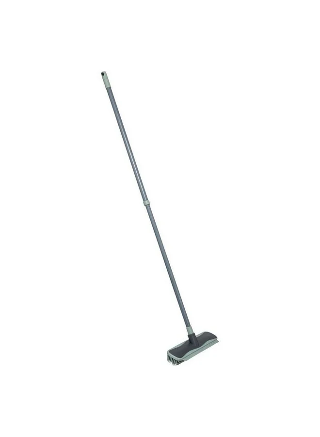 Five Simply Smart Telescopic Shock-Resistant Broom with Rubber Brush Green and Grey 125 x 8 x 30 cm 206750