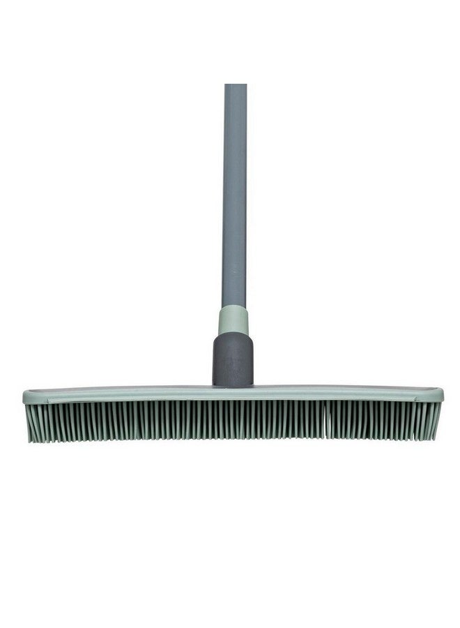 Five Simply Smart Telescopic Shock-Resistant Broom with Rubber Brush Green and Grey 125 x 8 x 30 cm 206750 - Image 4