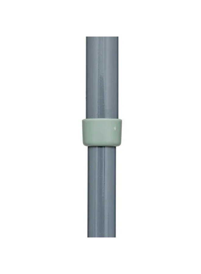 Five Simply Smart Telescopic Shock-Resistant Broom with Rubber Brush Green and Grey 125 x 8 x 30 cm 206750