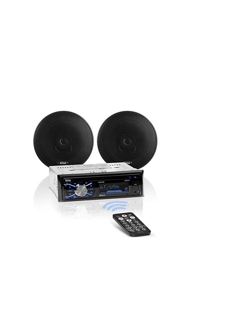 BOSS - Boss Audio Systems Speaker Bluetooth Plus One Pair 6.5"(165mm) 656BCK 2-Way 200Watts 4Channel Full Range Speaker System MP3-Compatible CD AM/FM Receive - Image 1