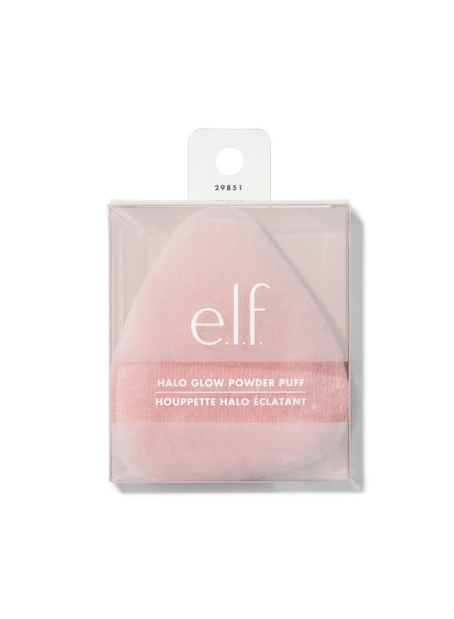 elf Halo Glow Powder Puff Soft Reusable Powder Puff For Applying Loose Or Pressed Powders Easily Conforms To The Face Vegan  Crueltyfree - Image 2