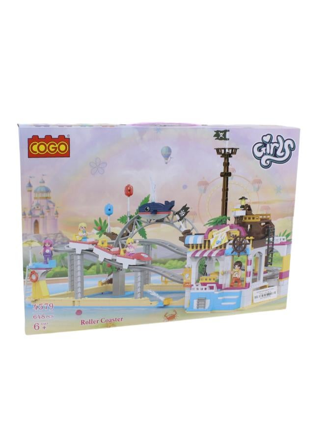 كوجو مجموعة مكعبات بناء قطار الملاهي "كوجو بايرت" - 648 قطعة - Image 3