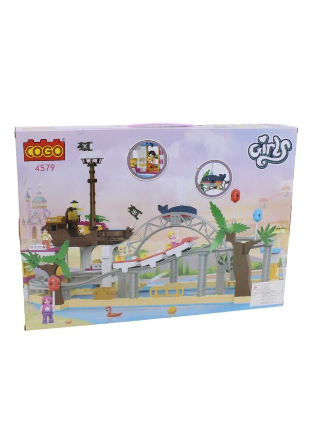كوجو مجموعة مكعبات بناء قطار الملاهي "كوجو بايرت" - 648 قطعة - Image 2