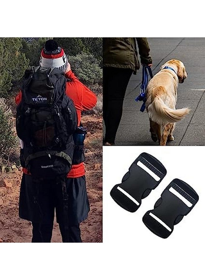 iCONY Nylon Webbing Strap 10meter roll with 5 Buckles, 5 Adjuster and 1 Thread Cutter for Backpack Repairing, Luggage Fastening Strap, Pet Collar Making, Hiking and More (Black) (1 inch) - Image 4