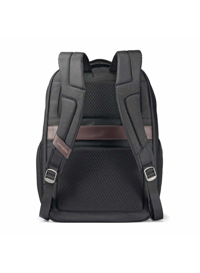 Samsonite حقيبة ظهر كومبي للأعمال، أسود/بني، 17.5 × 12 × 7 إنش - Image 4