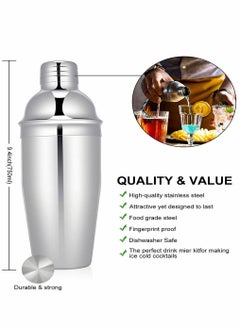 23 Piece Stainless Steel Cocktail Shaker Set Bartender Kit with Acrylic Stand & Cocktail Recipes Booklet Professional Bar Tools for Drink Mixing Home Bar  Party - pzsku/ZF3E9ABBDC1D321ACC0C5Z/45/_/1653018001/a876a08c-ef24-461a-a500-e63ba5741e63