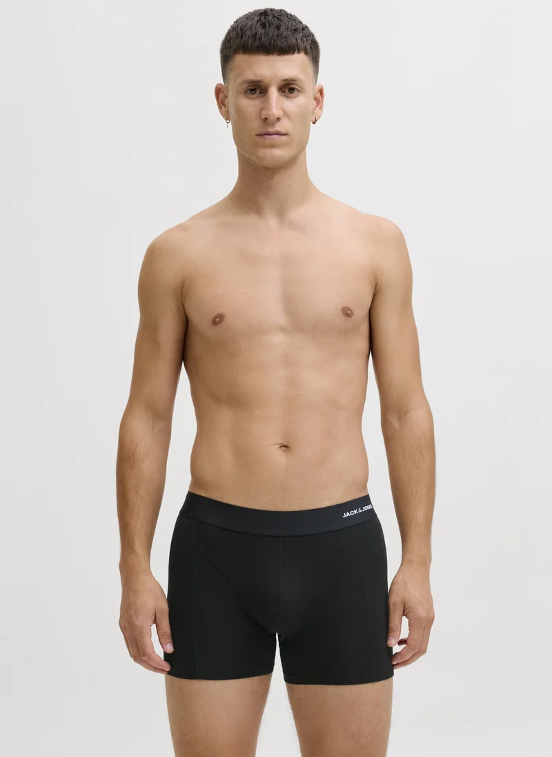 جاك اند جونز 3 Pack Of Logo Band Trunks