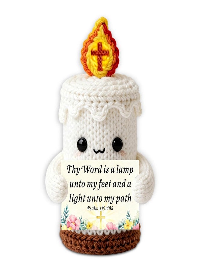 TI-EDC Christian Baptism Gifts for Girl Women Boys Teens Cross Religious Candles Doll Crochet Gift Bible Stuff Faith Based Church Bulk Easter Basket Stuffer First Communion Confirmation Gifts for Girls Boys - Image 1