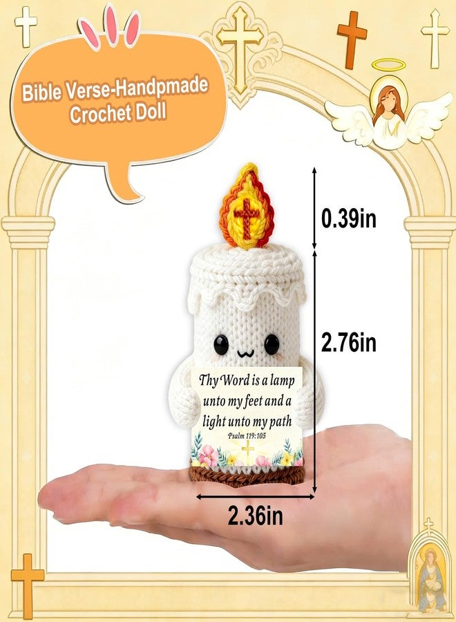 TI-EDC Christian Baptism Gifts for Girl Women Boys Teens Cross Religious Candles Doll Crochet Gift Bible Stuff Faith Based Church Bulk Easter Basket Stuffer First Communion Confirmation Gifts for Girls Boys - Image 3