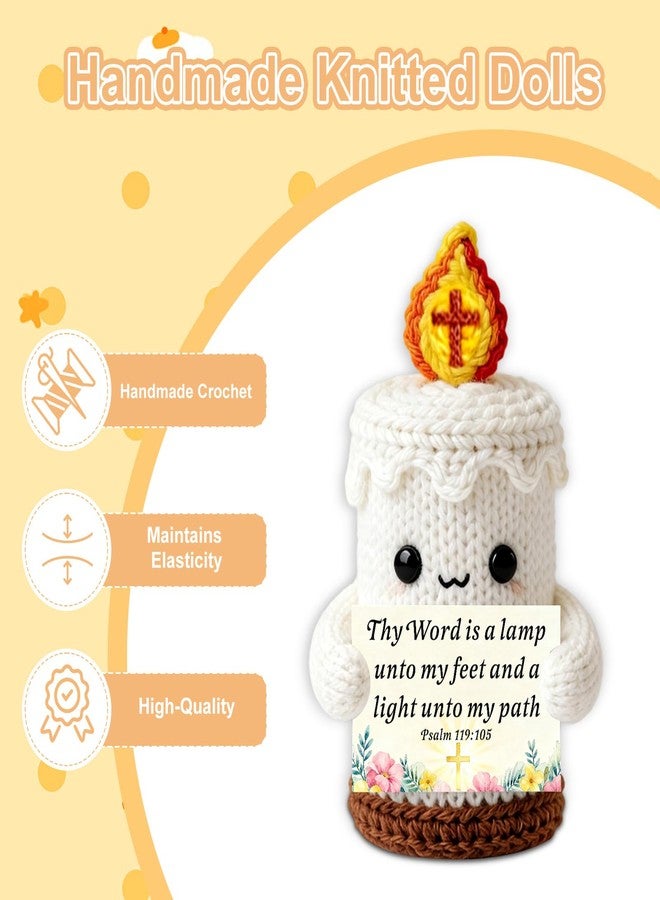 TI-EDC Christian Baptism Gifts for Girl Women Boys Teens Cross Religious Candles Doll Crochet Gift Bible Stuff Faith Based Church Bulk Easter Basket Stuffer First Communion Confirmation Gifts for Girls Boys - Image 2