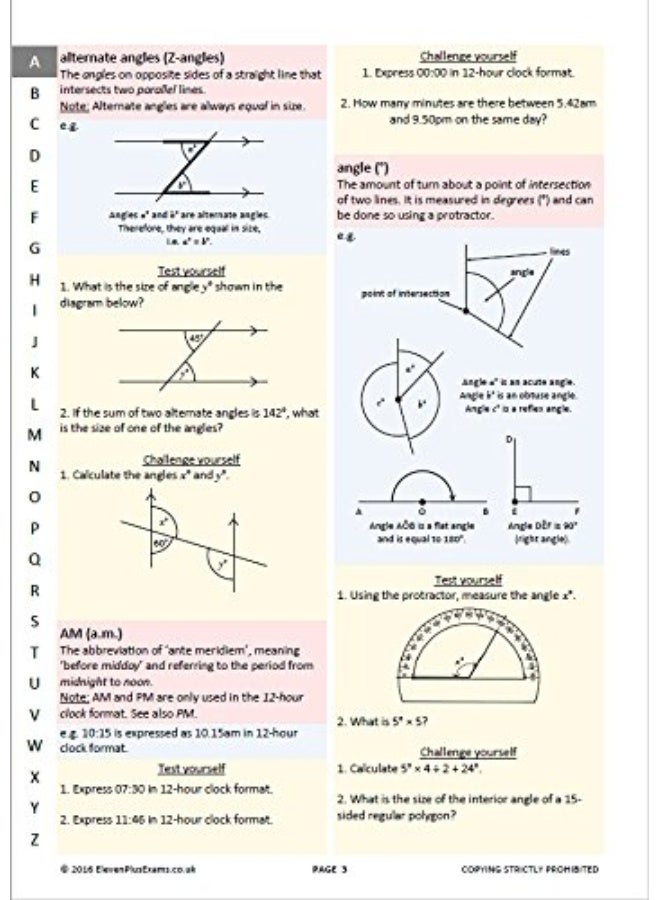 11+ Reference Mathematics Dictionary Plus - Image 4