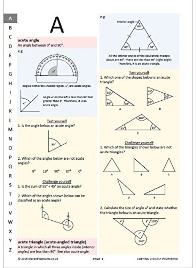 11+ Reference Mathematics Dictionary Plus - Image 3