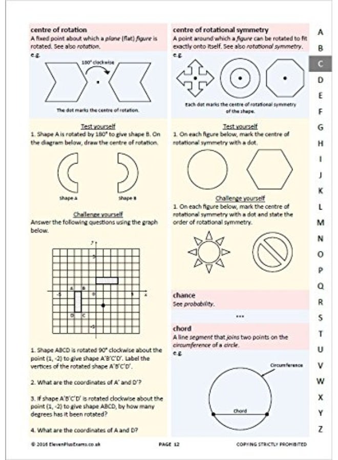 11+ Reference Mathematics Dictionary Plus - Image 5