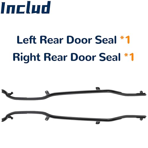 DIMEANI Door Seal Door Weather Strip Compatible with Ford Explorer 2011 2012 2013 2014 2015 2016 2017 2018 2019 Door Weatherstrip BB5Z7825325B BB5Z7825324B BB5Z-7825324-B BB5Z-7825325-B - Image 3